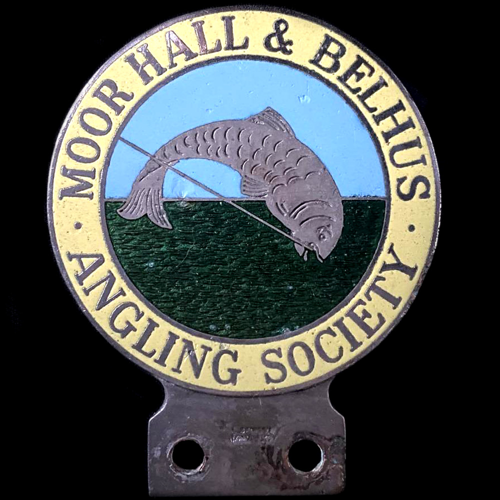  Moor Hall Angling Society car badge