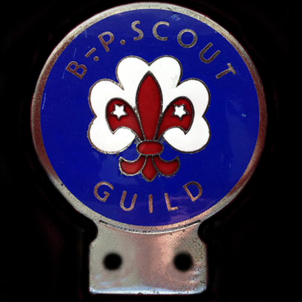 Scouting Girl Baden Powell Scout Guild car badge