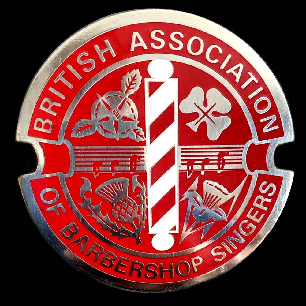 British Association of Barbershop Singers car badge