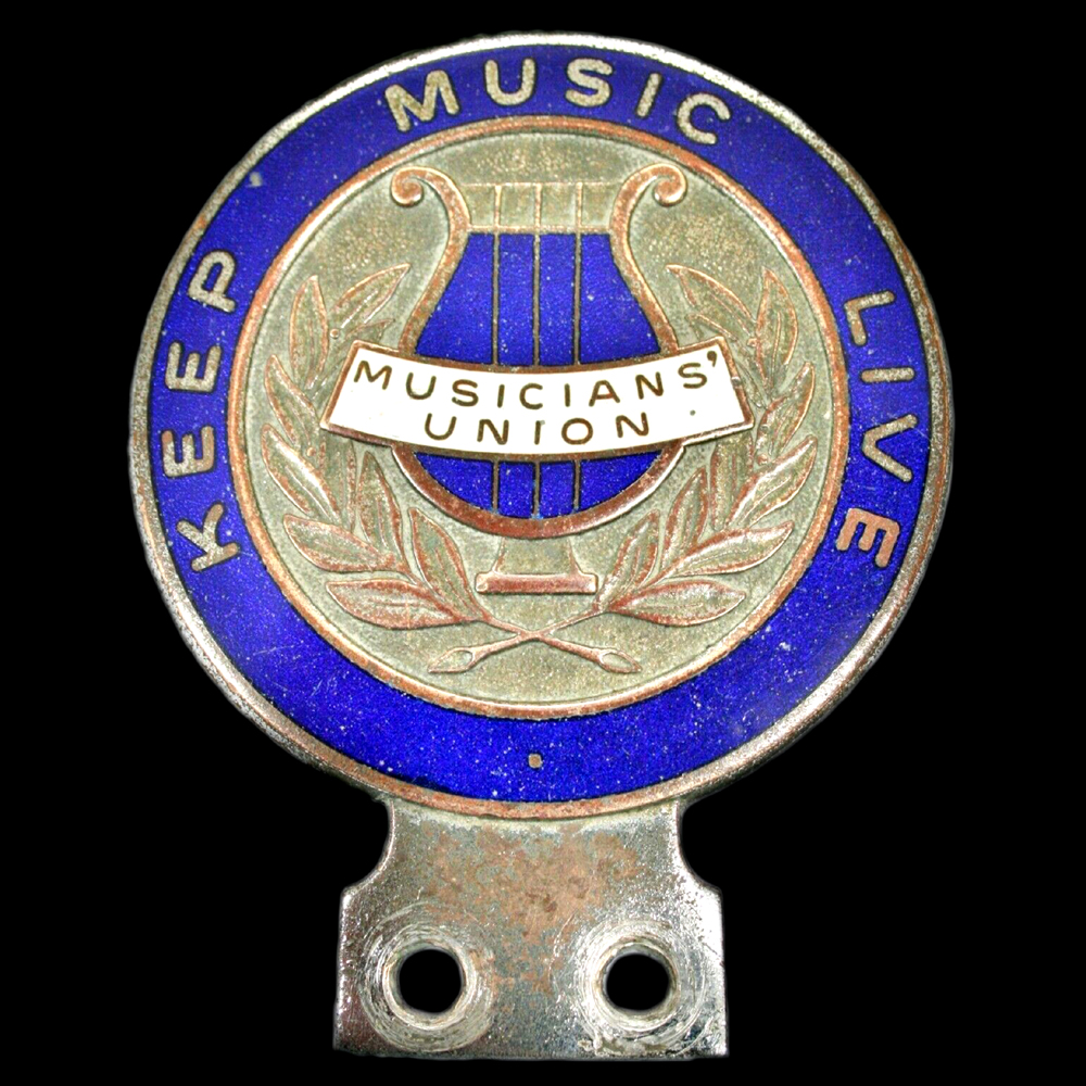 Keep Music Alive  car badge