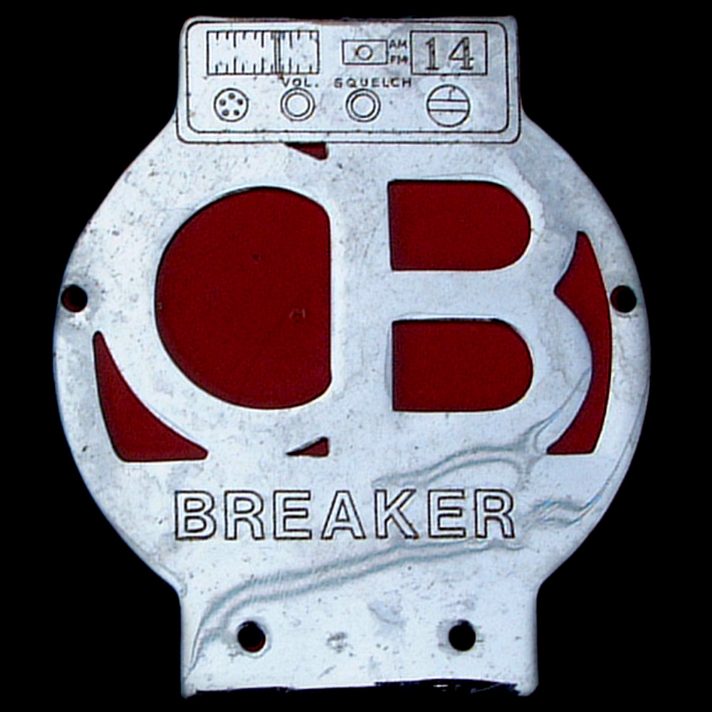 Citizens Band Radio car badge