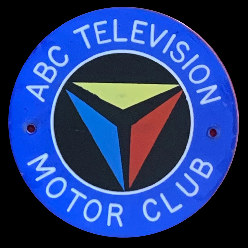 ABC Television Motor Club car badge