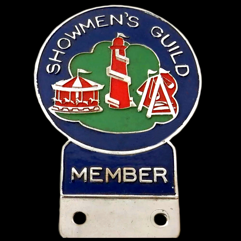 Showmen's Guild Member car badge