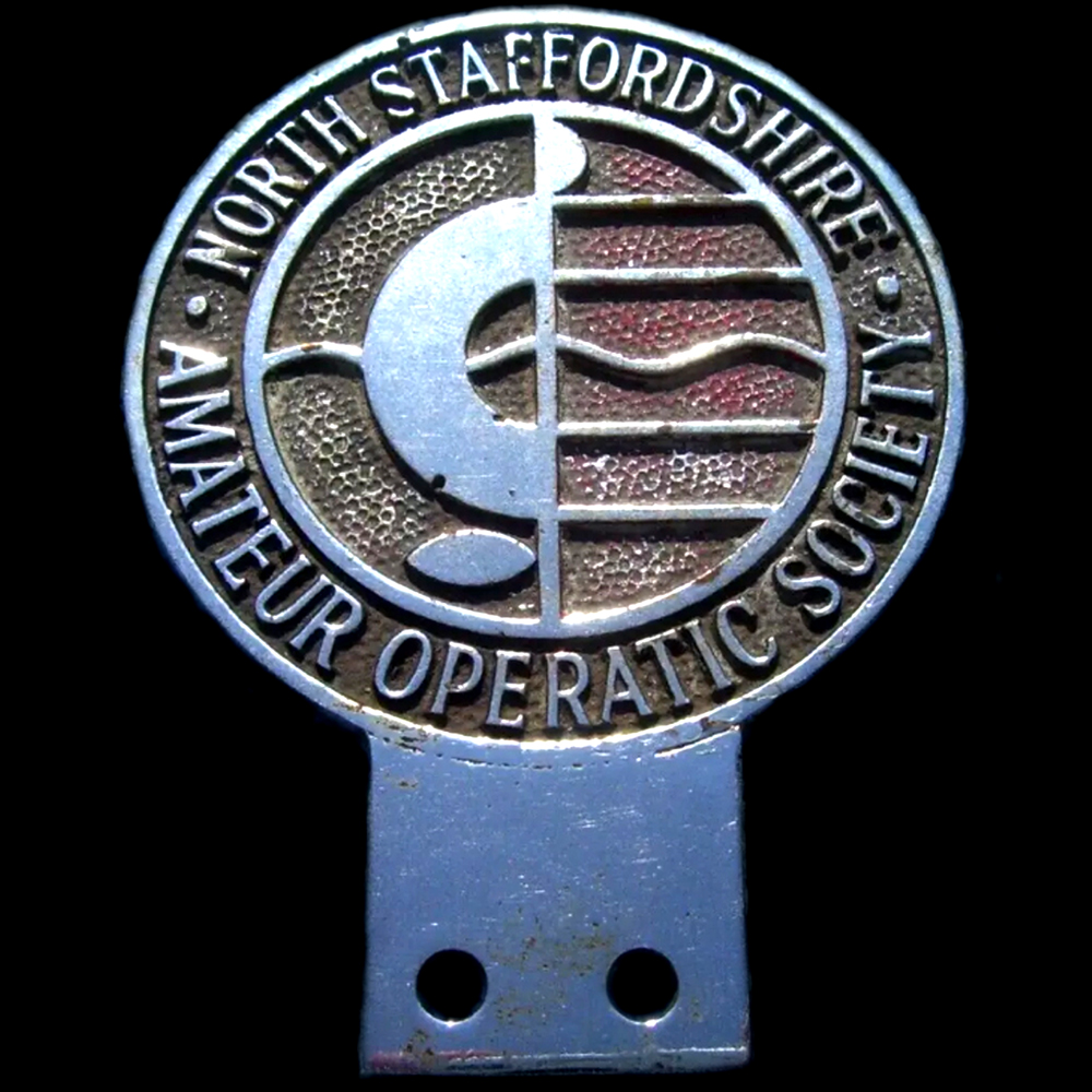 North Staffordshire Amateur Operatic Society car badge