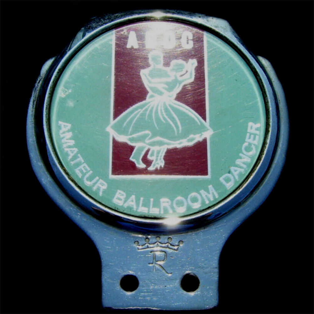 Amateur Ballroom Dancer car badge