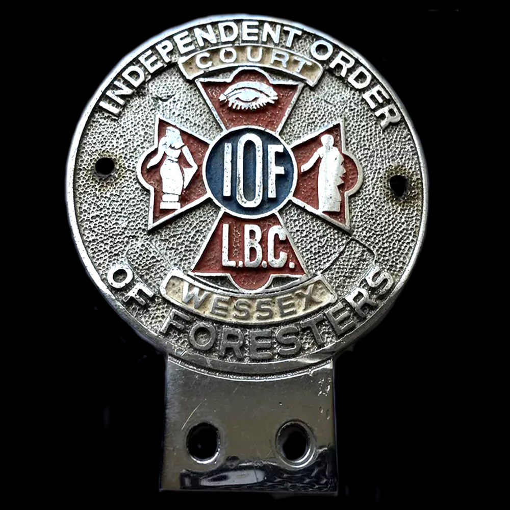  Independent Order of Foresters car badge