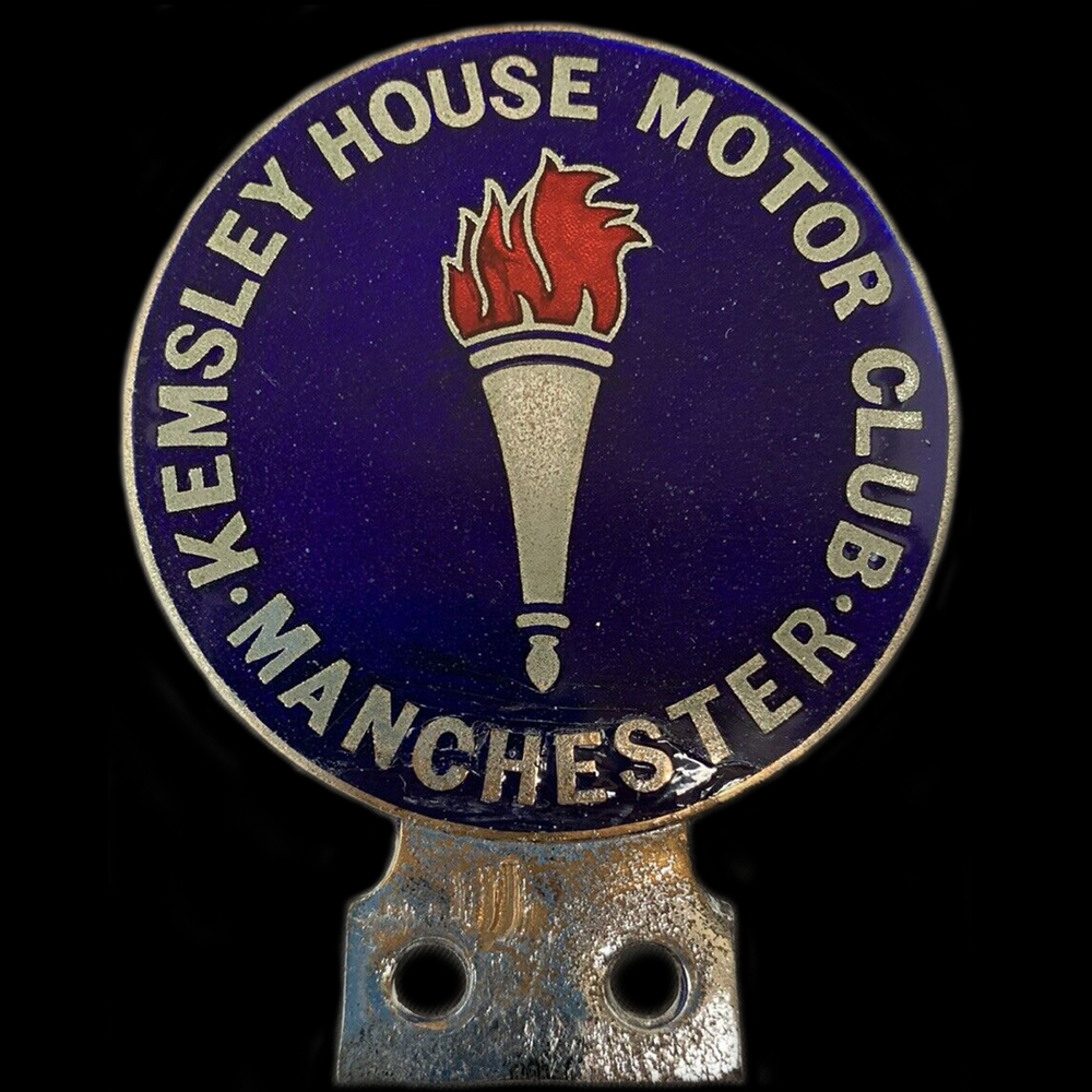  Kemsley House Motor Club car badge