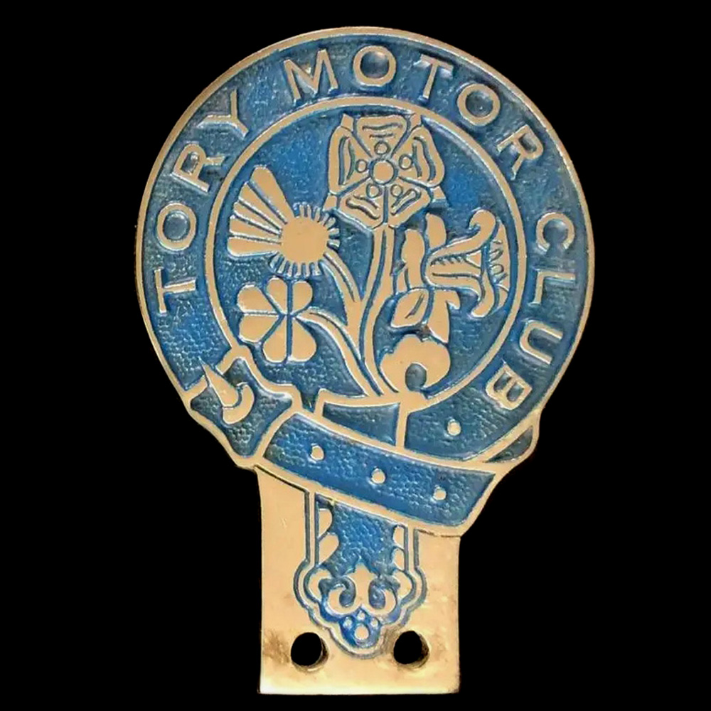 Tory Motor Club car badge