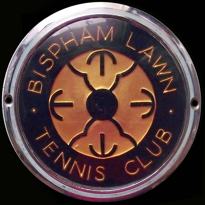 Bispham Lawn Tennis Club Car Badge