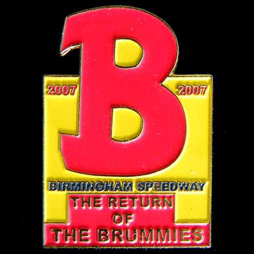 Birmingham Speedway Lapel Badge