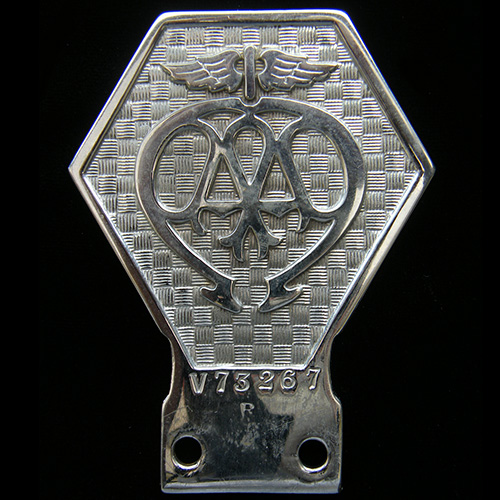 Extremely Rare Small AA Industrial car / Van / lorry badge
