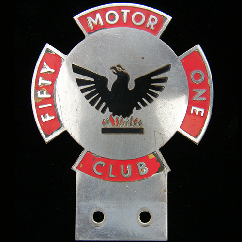 Fifty One Motor Club car badge