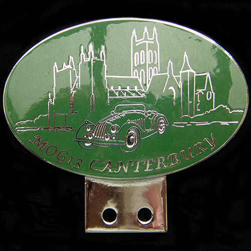 Morgan Canterbury Car Badge