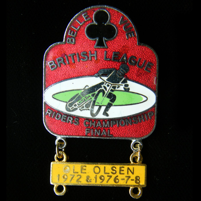 British League Riders Championships Lapel Badge