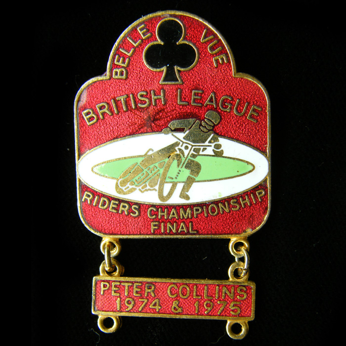 British League Riders Championships Lapel Badge