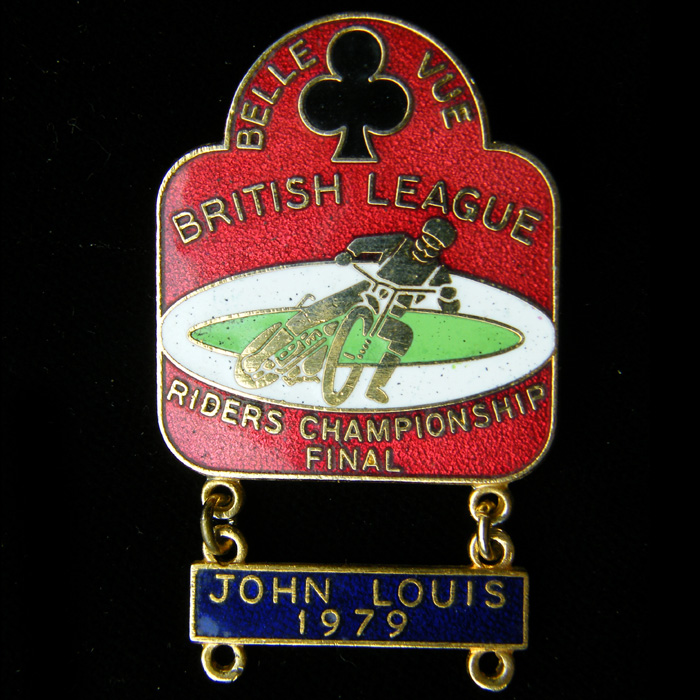 British League Riders Championships Lapel Badge