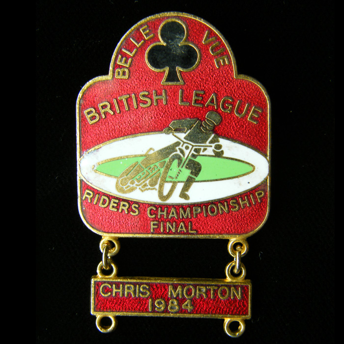 British League Riders Championships Lapel Badge