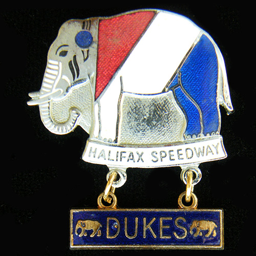 1984 Halifax Speedway Lapel Badge