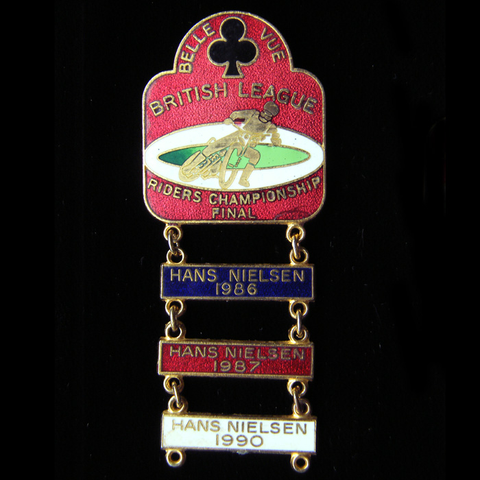 British League Riders Championships Lapel Badge