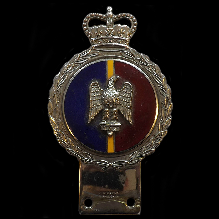 1st Royal Dragoon car badge