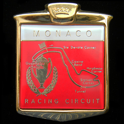 Monaco Racing Circuit car badge