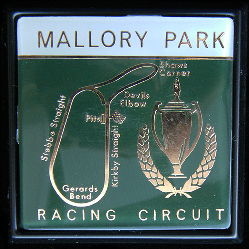 Mallory Park Racing Circuit car badge
