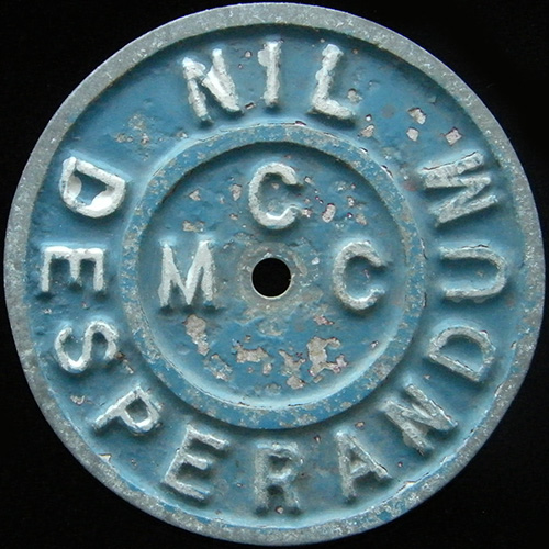 Nil Desperandum Motor Cycle Club Car badge