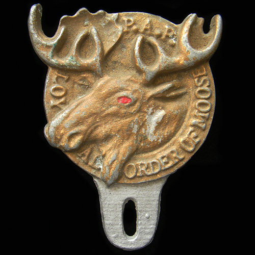 Loyal Order of Moose Car Badge