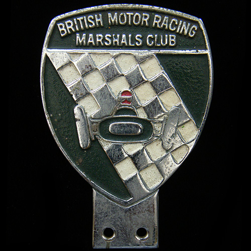 British Motor Racing Marshals Club Car Badge