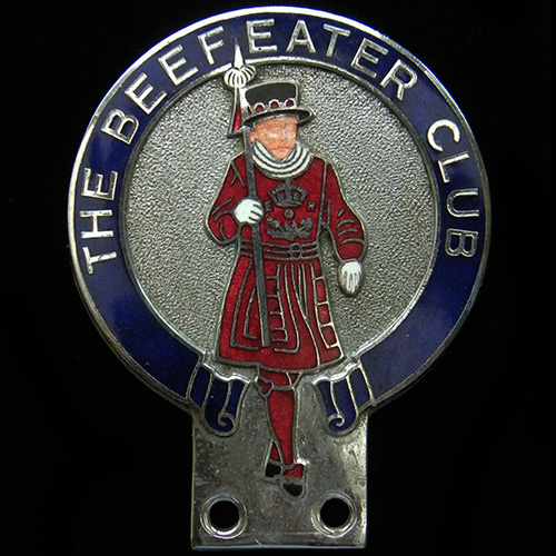 Beefeater Club car badge