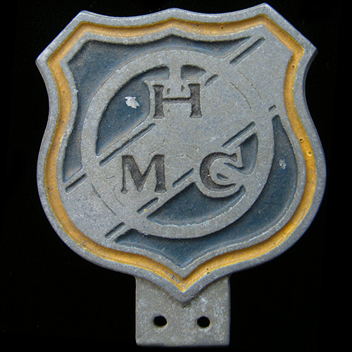 H M C Car badge