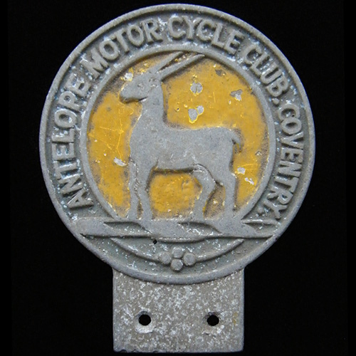 Antelope Motor Cycle Club Coventry  Car Badge