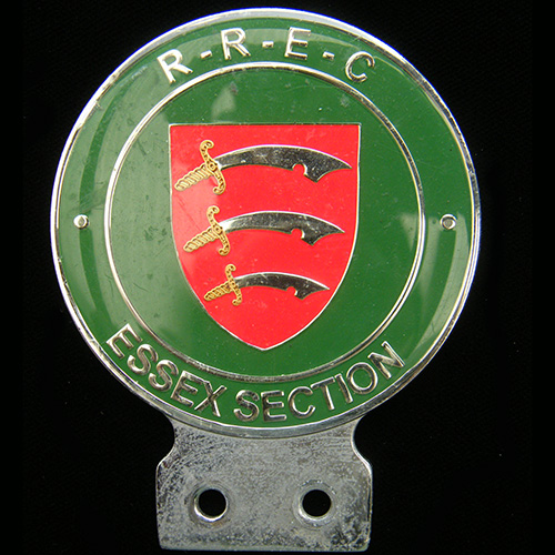 Rolls Royce Enthusiasts' Club Essex Section car badge