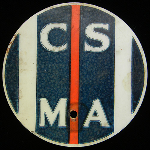 Civil Service Motoring Association Car Badge 