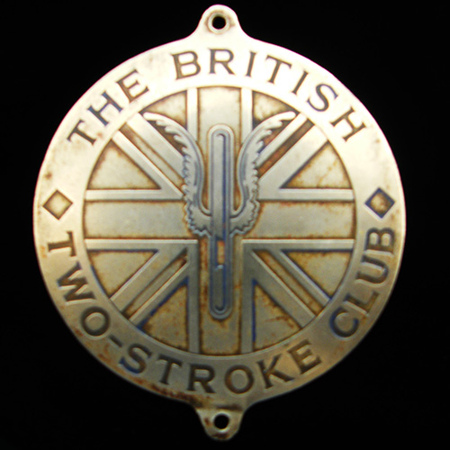 British Two-Stroke Club car badge