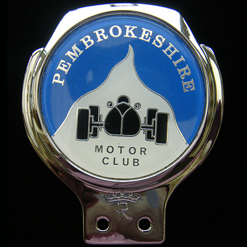 Pembrokeshire Motor Club Car Badge