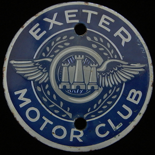 Exeter Motor Club Car Badge