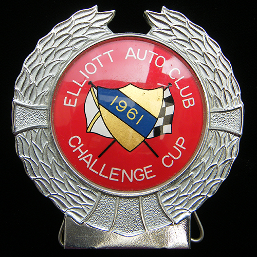 Elliott Auto Club plaque