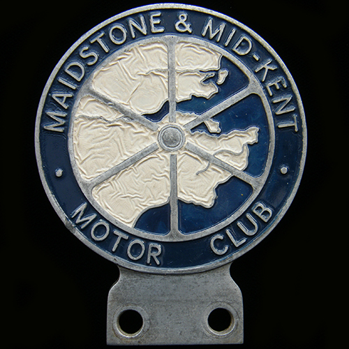 Maidstone & Mid-Kent Motor Club Car Badge