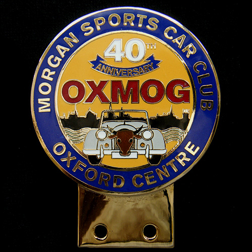 Morgan Oxmog car badge