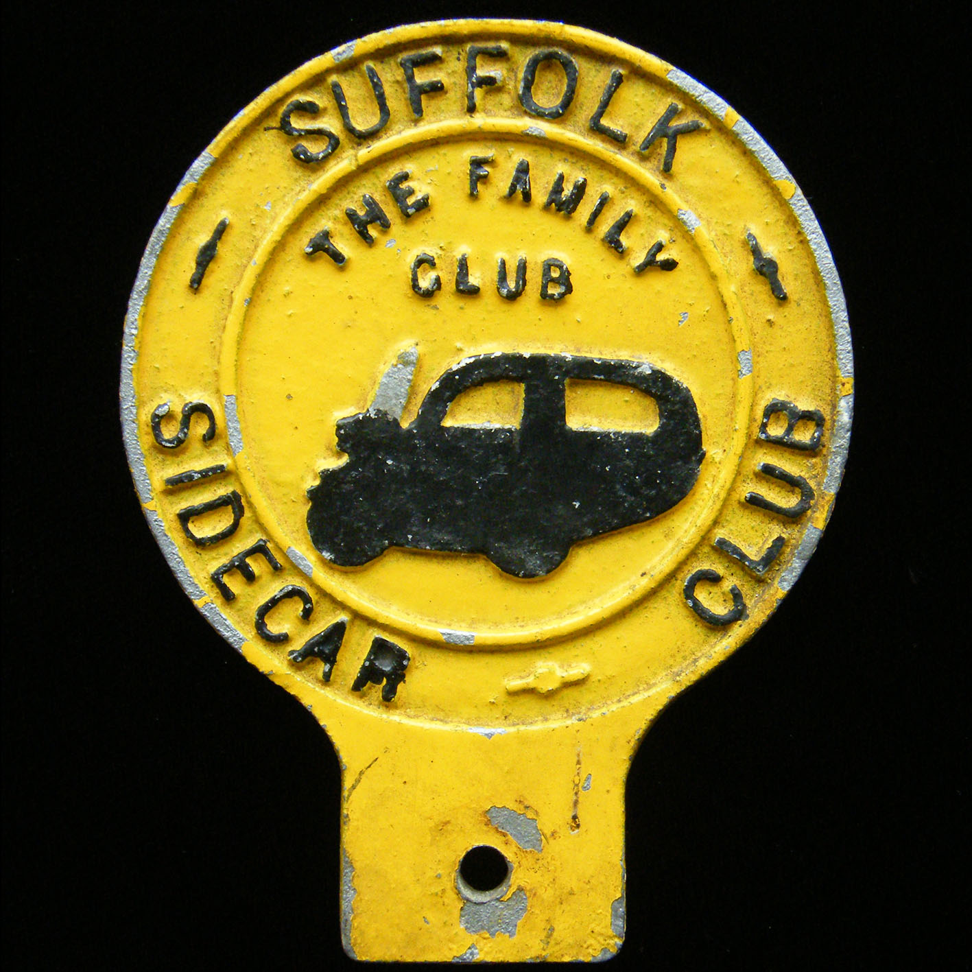 Suffolk Sidecar Club car badge