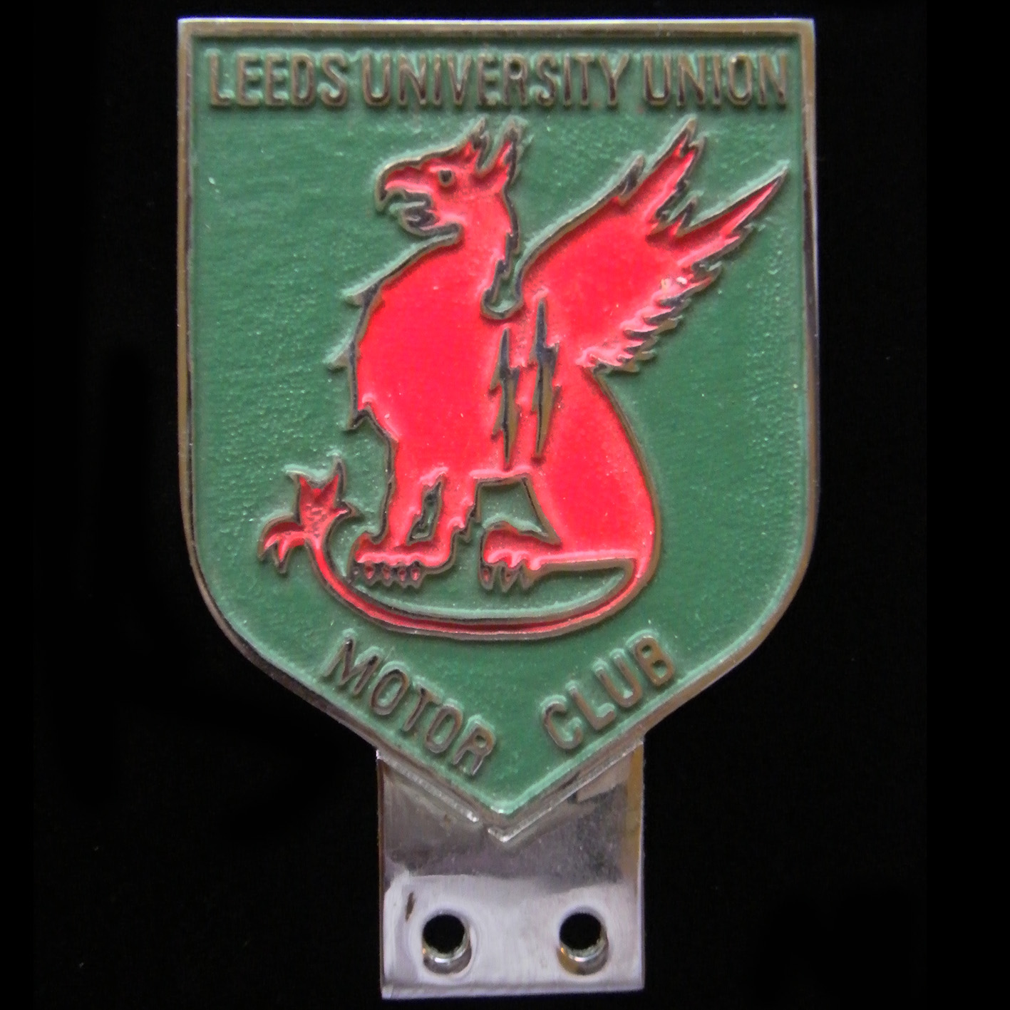 Leeds University Union Motor Club car badge