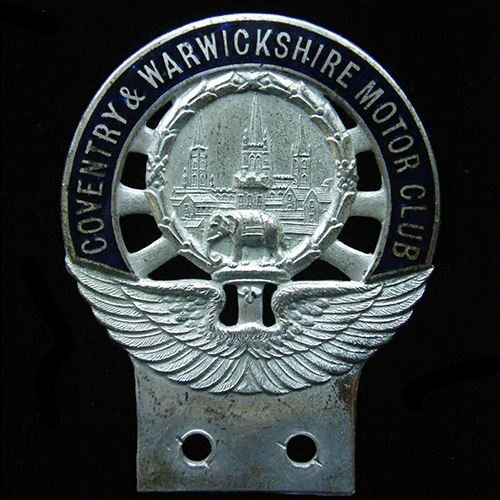 Coventry & Warwickshire Motor Club Car Badge