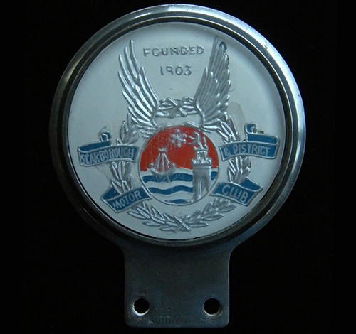Scarborough & District Motor Club Car Badge