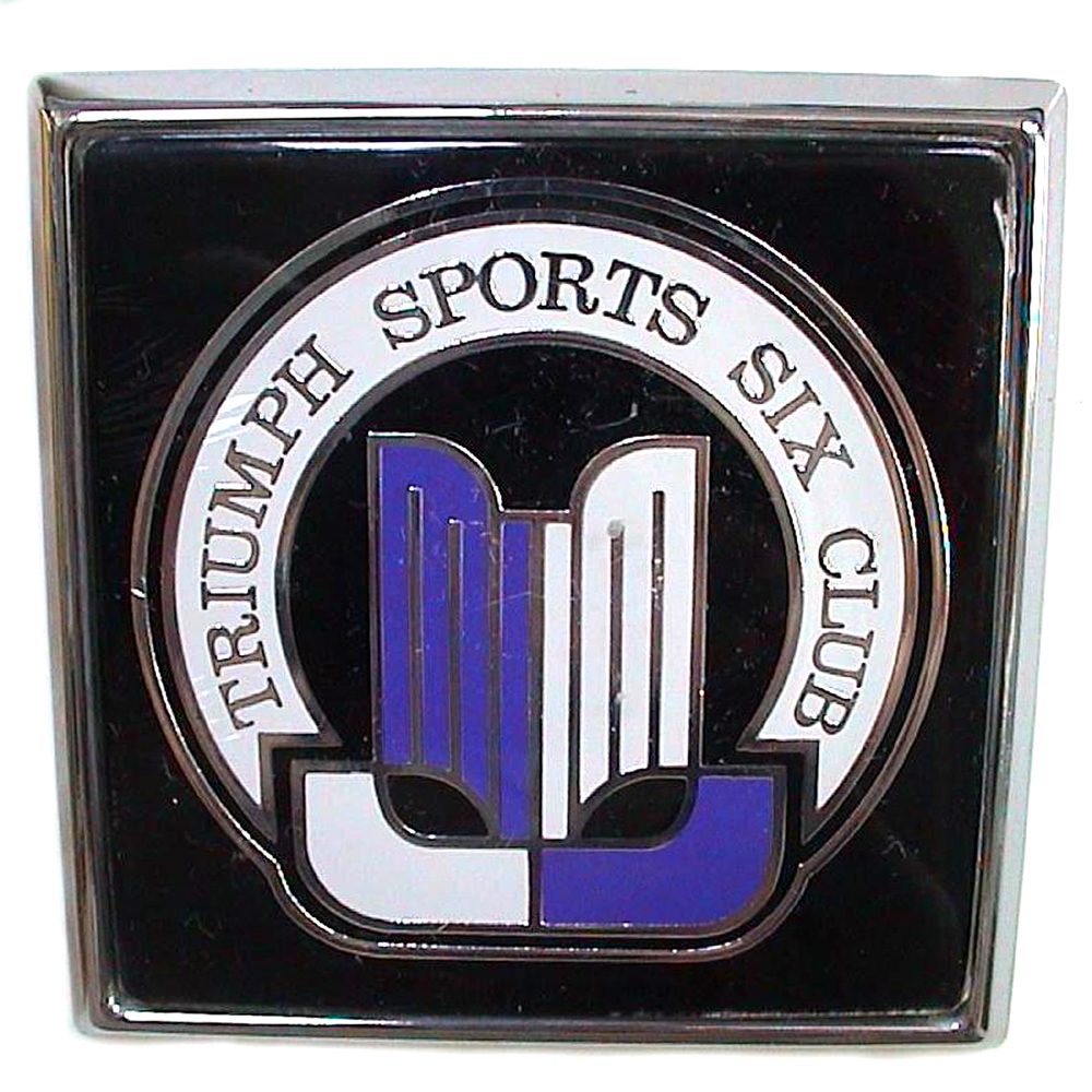 Triumph Sports Six Club car badge