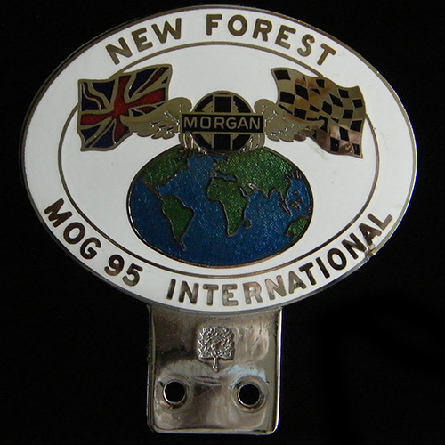New Forest Mog 95 International Morgan Car Badge