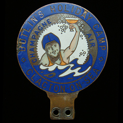 1938 Butlins Holiday Camp Clackton on Sea Car Badge