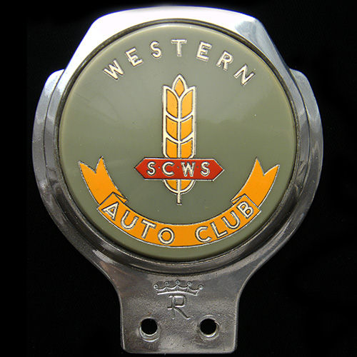 Western Auto Club car badge