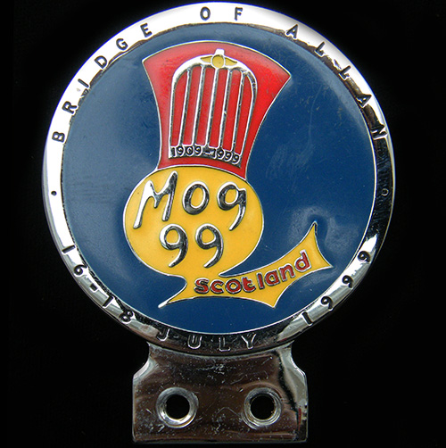 Morgan Mog 99 car badge