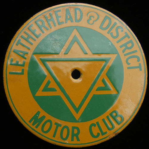 Leatherhead & District Motor Club Car Badge